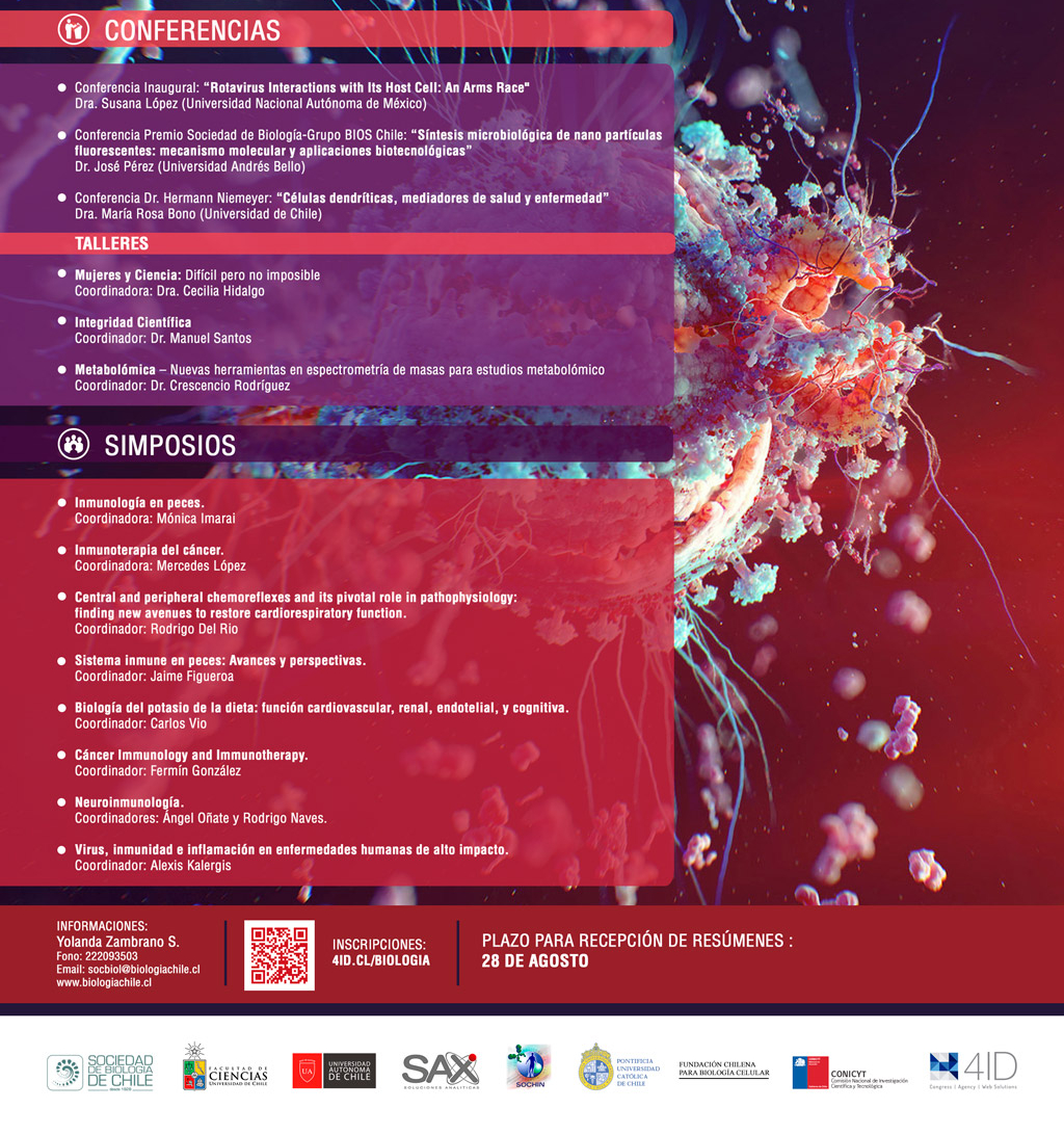 Afiche Sociedad de Biología de Chile 2015