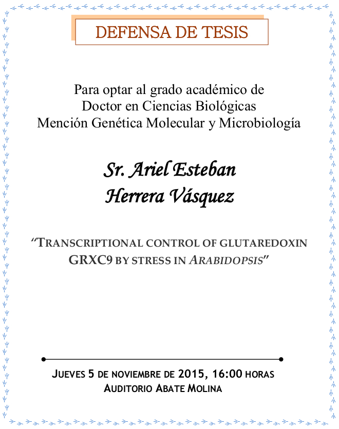 Defensa Tesis Doctoral Ariel Herrera