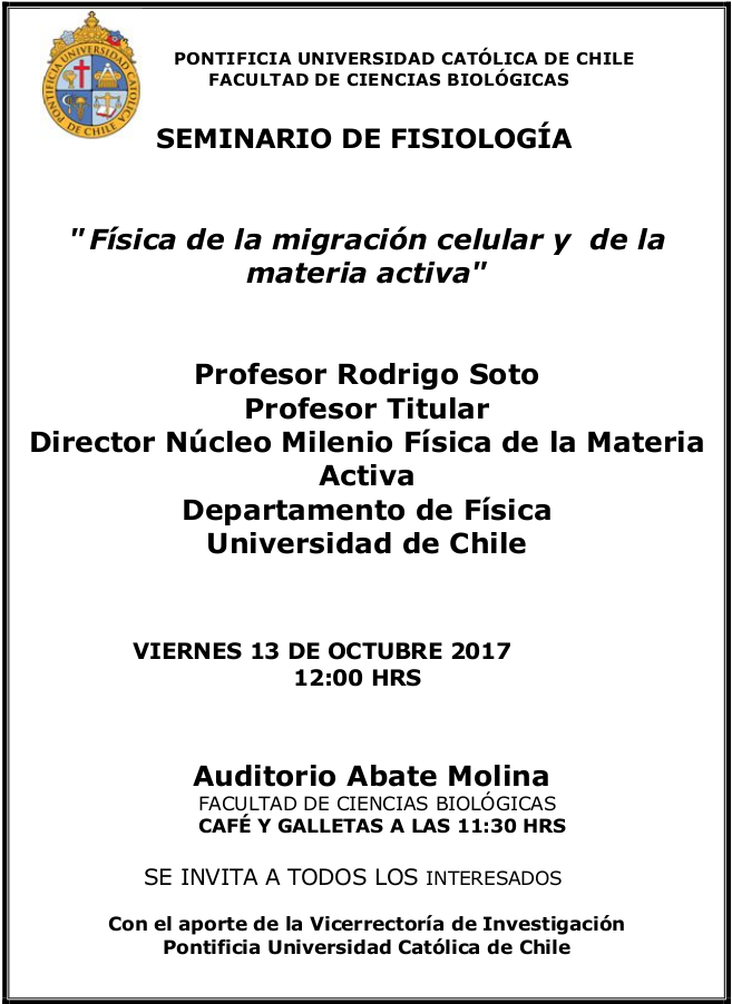 Seminario Dr. Rodrigo Soto 2017