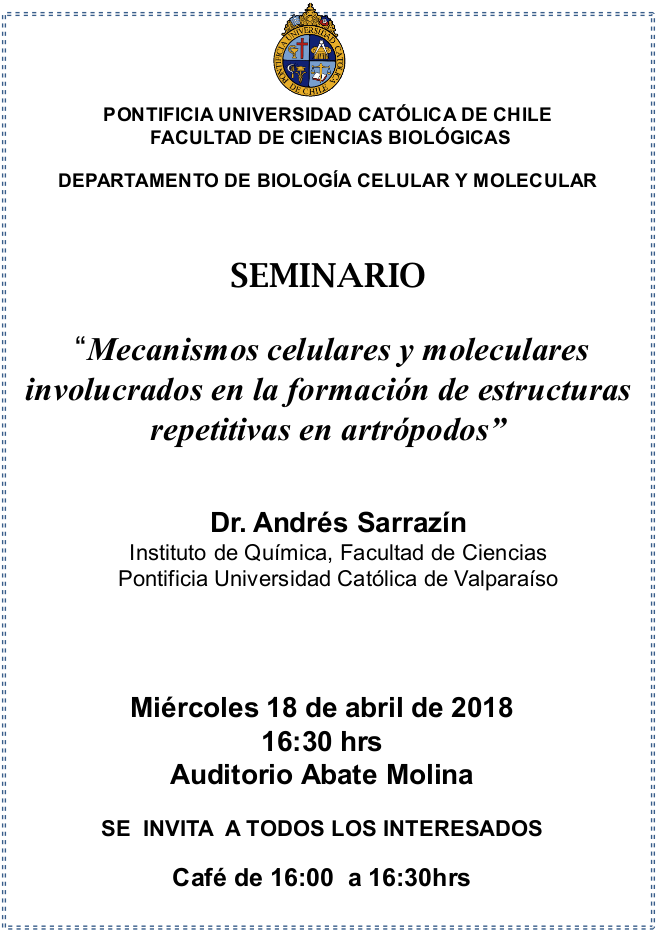 Seminario Dr. Andrés Sarrazín 2018