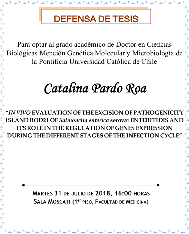 Defensa de Tesis Doctoral Catalina Pardo