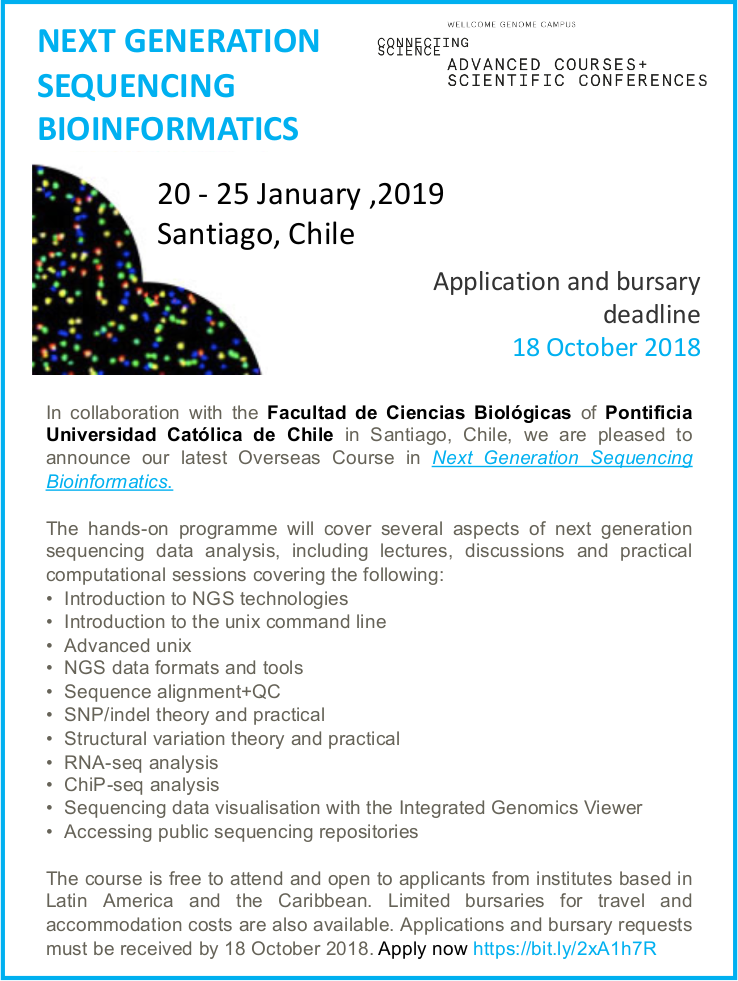 Next Generation Sequencing Bioinformatics (NGS1)