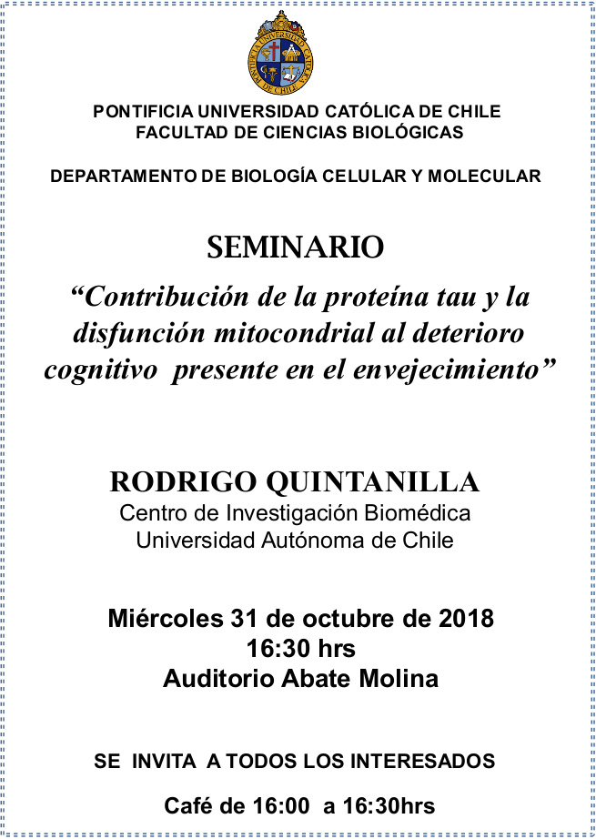 Seminario Rodrigo Quintanilla 2018
