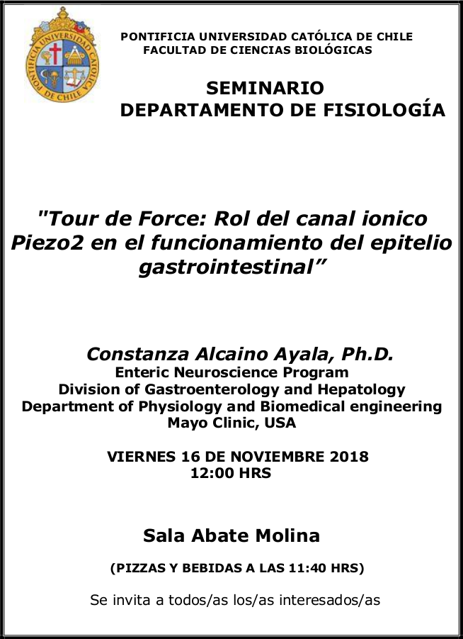Seminario Dra. Constanza Alcaíno 2018