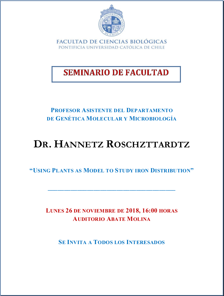 Semimario Dr. Hannetz Roschzttardtz 2018