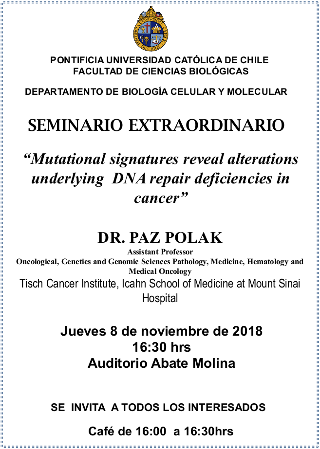 Seminario Dr. Paz Polak 2018