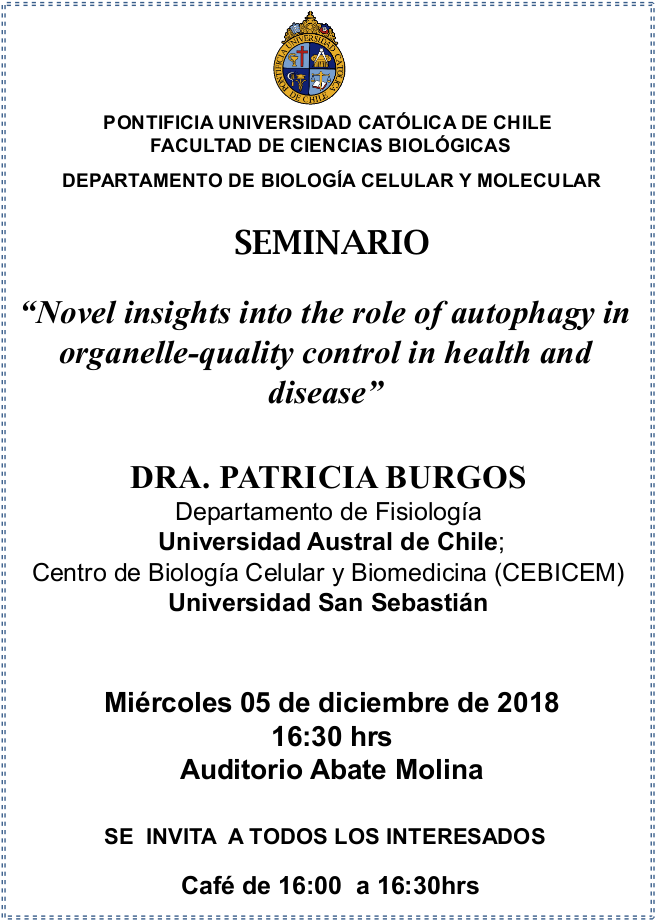 Seminario Dra. Patricia Burgos 2018