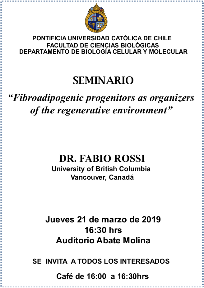 Seminario Dr. Fabio Rossi 2019
