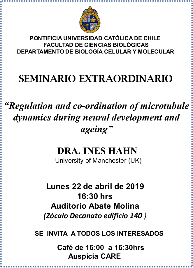 Seminario Dra. Ines Hahn 2019