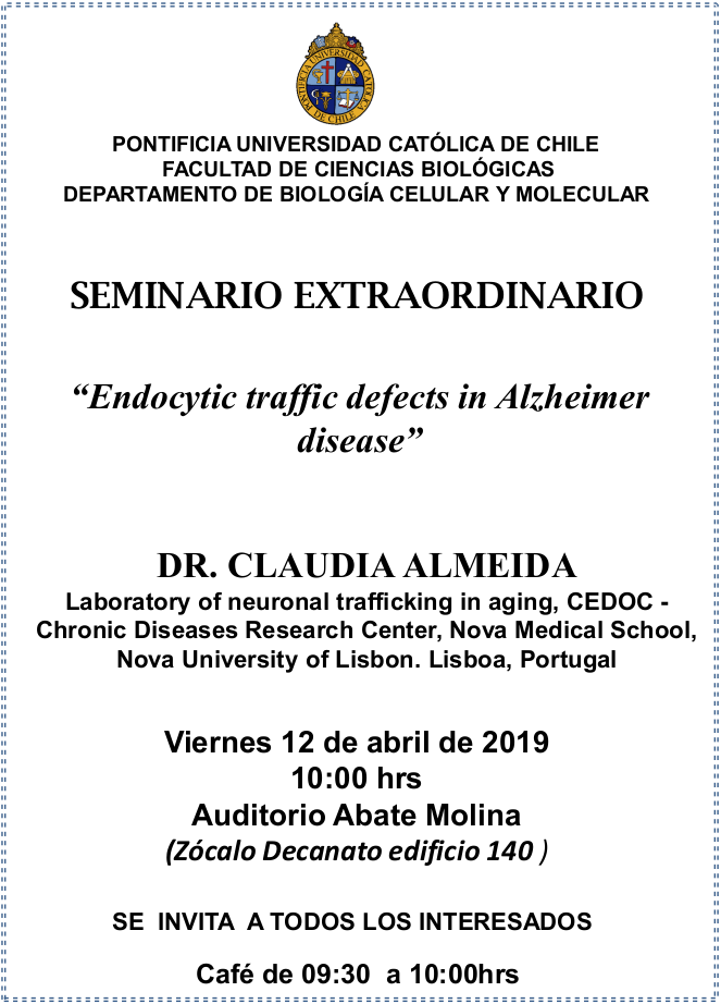 Seminario Dr. Claudia Almeida 2019