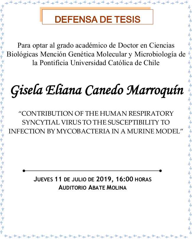 Defensa de Tesis Doctoral Gisela Canedo