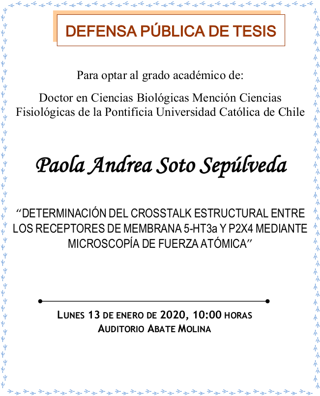 Defensa de Tesis Doctoral Paola Soto
