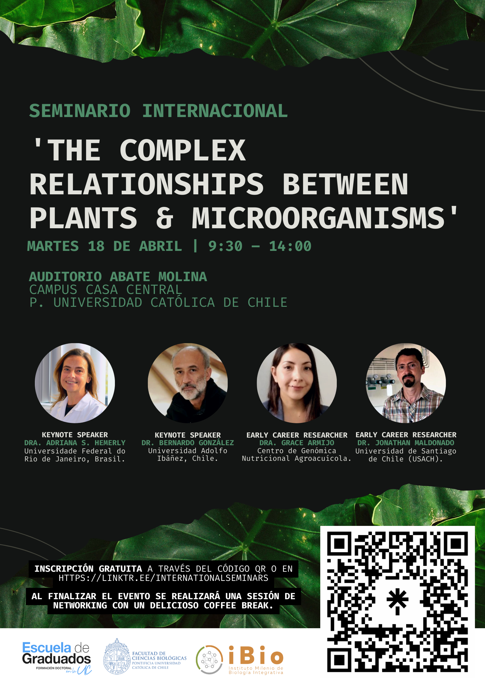 Seminario Internacional :: The complex relationships between plants & microorganisms