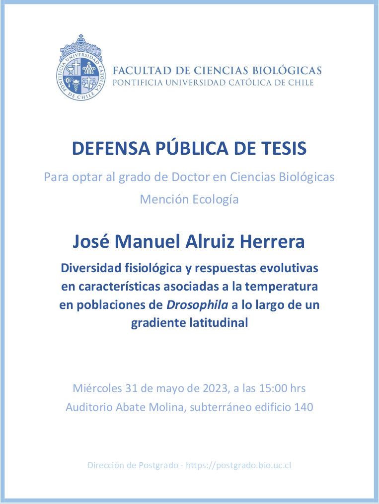 Defensa Pública de Tesis Doctoral José Alruiz