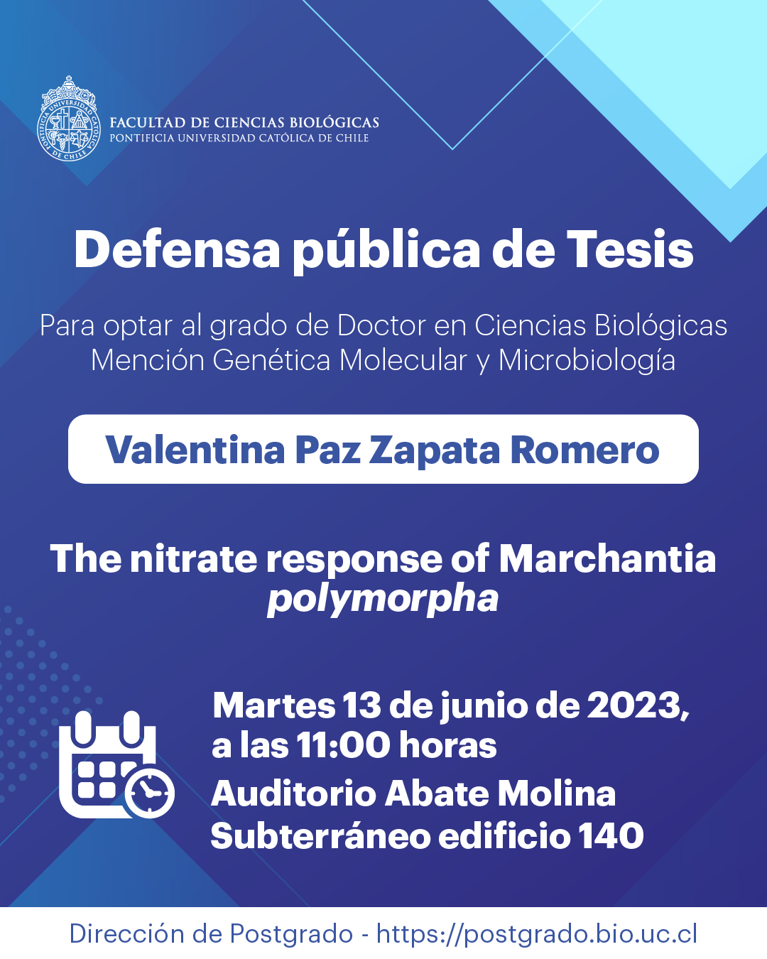 Defensa Pública de Tesis Valentina Zapata