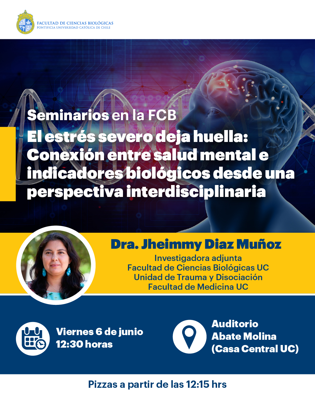 Seminario :: El estrés severo deja huella: Conexión entre salud mental e indicadores biológicos desde una perspectiva interdisciplinaria