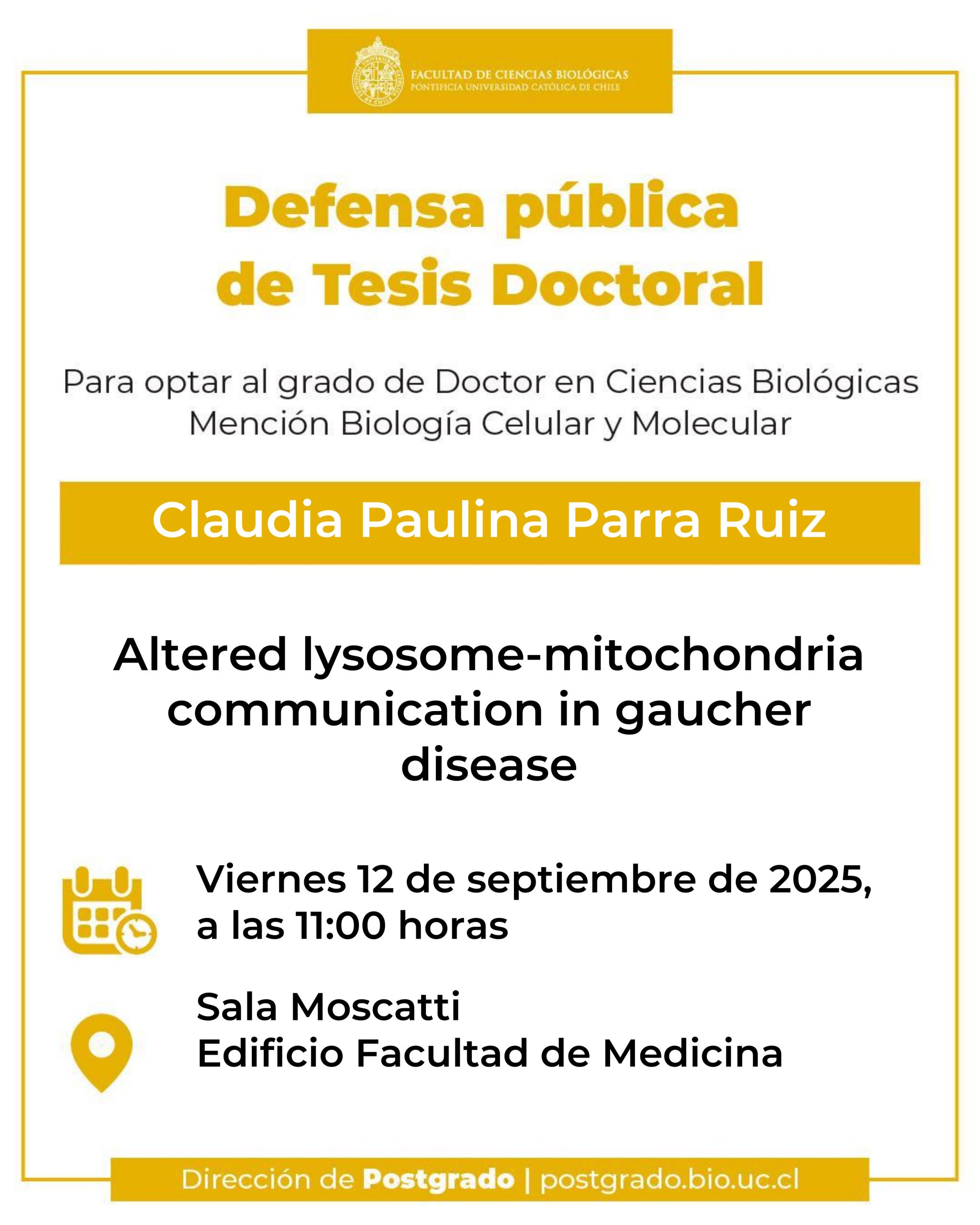 Defensa Pública de Tesis Doctoral - Claudia Parra