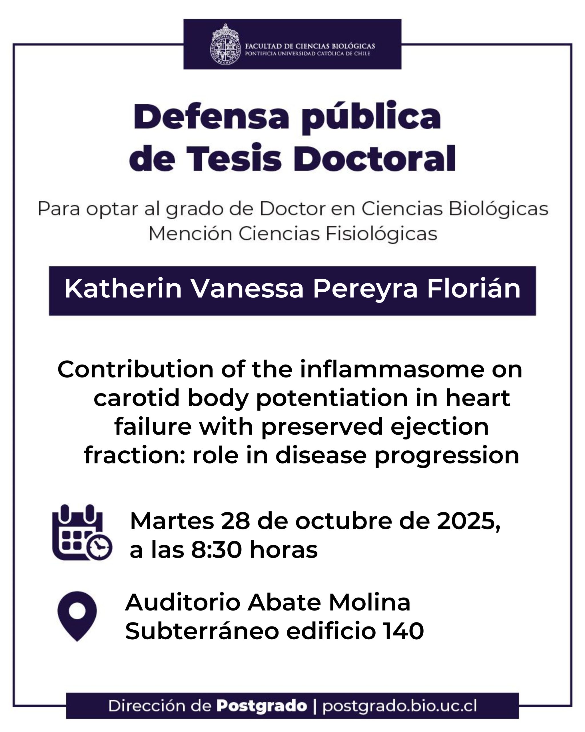 Defensa Pública de Tesis Doctoral - Katherin Pereyra