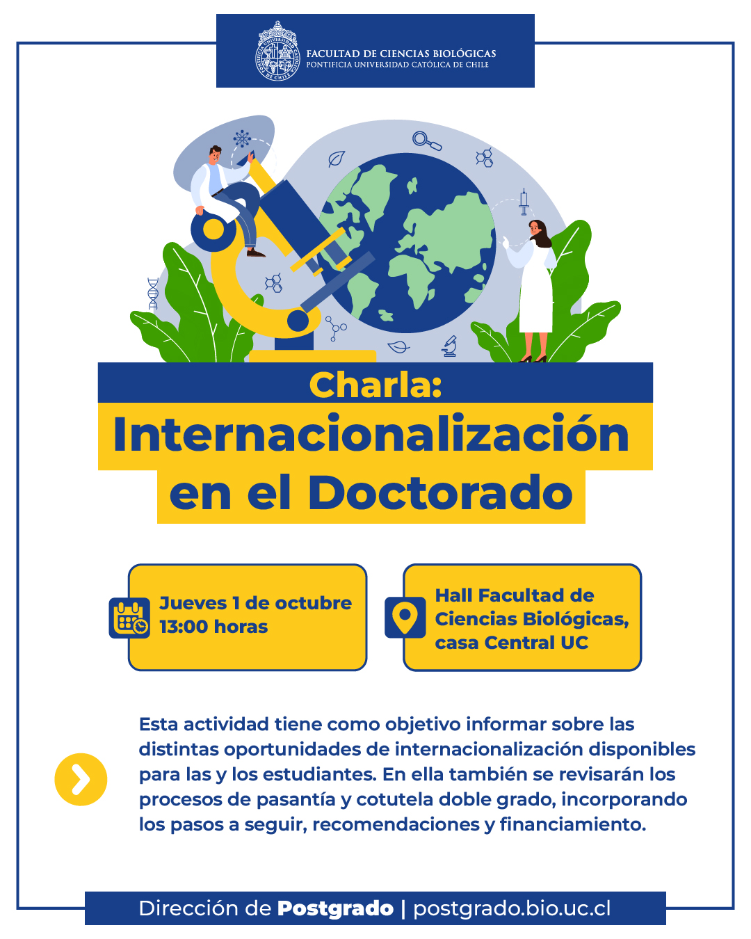 Charla :: Internacionalización en el Doctorado