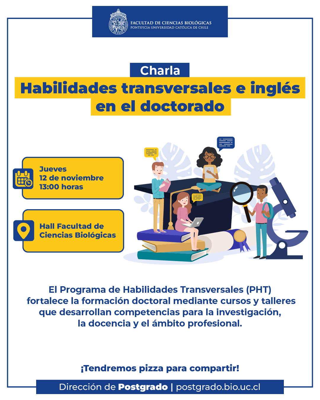Charla Habilidades transversales e inglés en el Doctorado